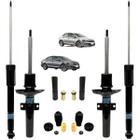 4 Amortecedor Nakata Volkswagen Polo 2020 + Kit Batente