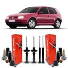 4 Amortecedores Com Kit Batente Volkswagen Golf 2004 A 2006 - Allen