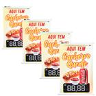 4 Banners Promocional Para Comercio Cachorro Quente