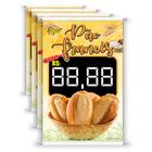 4 Banners Promocional Para Comercio Pão Frances - G Artes