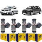 4 Bico Injetores Renault Clio Peugeot 206 1.0 Iwp099 Magneti