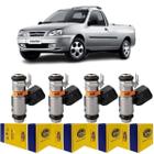 4 Bicos Injetores Courier 1.6 8V 2007 A 2008 Iwp127 Magneti - Magneti Marelli