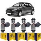 4 Bicos Injetores Peugeot 206 1.0 2008 A 2020 Magneti Iwp099