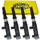 4 Bobinas Ignição Oroch Duster 1.6 2.0 16V Original Marelli