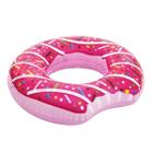 4 Boia Redonda Inflavel Donut Rosa Para Piscina E Praia