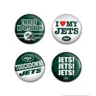 4 Bottons Pins New York Jets NFL