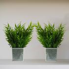 4 buques folhagem de bambu perfeito para arranjos decoração enfeites sem manutenção - DE1221 - Decore Flores Artificiais