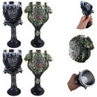 4 Cálices Taça 3d Inox Com Resina Game Of Thrones 180ml