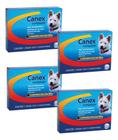 4 Canex Composto Vermifugo Cães Caixa 4 Comprimidos Ceva