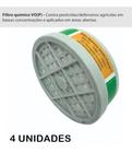 4 Cartuchos Defensivos Agrícolas Vo(p) Plastcor Classe1