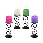 4 Castiçal 1 S Coroa Advento Candelabro Porta Velas Mesa