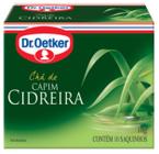 4 chá de capim cidreira 10 gramas - dr. oetker
