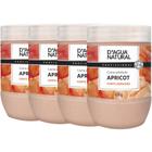 4 Creme Esfoliante Forte Abrasao Apricot 650g D'agua natural