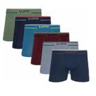 4 Cuecas Lupo Boxer Fio Texturizado Microfibra Lupo 733