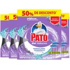4 Detergente Adesivo Sanitário Lavanda Pato 2 Refil 38g Cada