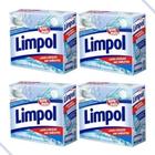 4 Detergente Para Máquina Lavar Louças Limpol - 25 Tabletes