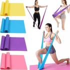4 Faixas Elásticas Thera band Exercício Pilates Fisioterapia Yoga