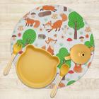 Toyvian 1 PC Jogo Americano De Silicone Decoração Do Bebê Jogo Americano  Infantil Para Mesa De Jantar Jogo Americano Infantil Tapetes De Comida Para  Bebê Tapetes De Mesa De Cor Sólida