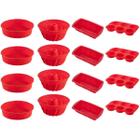 4 Jogo Formas Sortida Redonda Espiral Pães Cupcake Silicone - QUALITY HOUSE