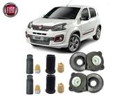 4 Kit Amortecedor Dianteiro Rolamento Traseiro Fiat Novo Uno 2015 2016 2017