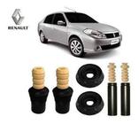 4 Kit Batente Coifa Coxim Dianteiro Traseiro Renault Symbol 2009 2010 2011 2012