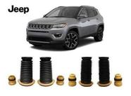 4 Kit Batente Coifa Dianteiro Traseiro Jeep Compass 2016 2017 2018 2019