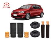 4 Kit Batente Coxim Dianteiro Traseiro Toyota Etios 2012 2013 2014