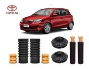 4 Kit Batente Coxim Dianteiro Traseiro Toyota Etios 2012