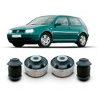 4 Kit Borracha Maior Menor Balança Dianteiro Suspensão Dianteira Volkswagen Golf 1999 2000 2001 2002 2003 2004 2005 2006