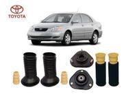 4 Kit Coxim Amortecedor Dianteiro Traseiro Corolla 2003 2004 2005