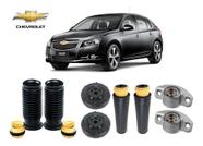 4 Kit Coxim Batente Coifa Da Suspensão Amortecedor Dianteiro Traseiro Gm Cruze Hatch 2012 13 14 15 16/... Envio Imediato