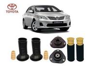 4 Kit Coxim Batente Coifa Dianteiro Traseiro Corolla 2011 2012 2013 2014