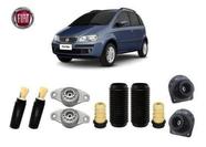 4 Kit Coxim Batente Dianteiro Traseiro Fiat Idea 2013 2014 2015 2016