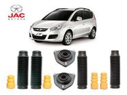 4 Kit Coxim Batente Dianteiro Traseiro Jac J6 2011 2012 2013 2014