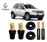 4 Kit Coxim Batente Dianteiro Traseiro Renault Duster 4x2 2012 2013 2014