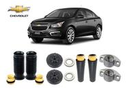 4 Kit Coxim Batente Rolamento Coifa Do Amortecedor Dianteiro Traseiro Gm Cruze Sedan 2012 13 14 15 16/... Pronta Entrega