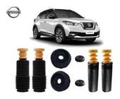 4 Kit Coxim Rolamento Batente Coifa Dian. Tras. Nissan Kicks 2016 2017 2018