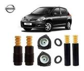 4 Kit Coxim Rolamento Batente Coifa Dianteiro Traseiro Tiida 2009 2010 2011