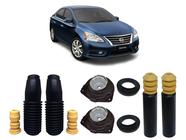 4 Kit Coxim Rolamento Batente Coifa Nissan Novo Sentra 2.0 2016 2017 2018 2019