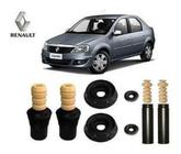 4 Kit Coxim Rolamento Batente Dian. Tras. Renault Logan 2007 2008 2009 2010