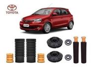 4 Kit Coxim Rolamento Batente Dian. Tras. Toyota Etios Hatch