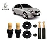 4 Kit Coxim Rolamento Batente Diant. Trase. Renault Symbol 2009 2010 2011