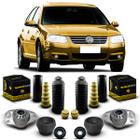 4 Kit Coxim Suporte Batedor Batente Superior Amortecedor Dianteiro Traseiro Volkswagen Bora 2007 2008 2009 2010 2011 - Axios