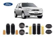 4 Kit Do Amortecedor Coxim Rolamento Batente Coifa Dianteiro Traseiro Ford Fiesta 1996 1997 1998 1999 2000 2001 2002