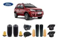 4 Kit Do Amortecedor Dianteiro Traseiro Coxim Batente Coifa Ford Ecosport 2003 2004 2005 2006 2007 2008 09 2010 11 2012