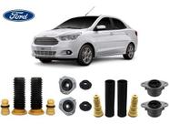 4 Kit Do Amortecedor Suspensão Dianteira + Traseira Coxim Rolamento Batente Coifa Ford Novo Ka + Sedan 2015 16 17 18 19