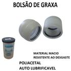 4 Kit eixo s Guerra carreta 2 eixo em poliacetal+aço com 4 cj G-1D-4