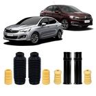 4 Kit Guarda Pó Reparo Citroen C4 Lounge 2012 2013 2014 2015 - Auto Flex