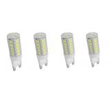 4 Lampada LED G9 4W 220V 6500k Branco Frio Zan28 - Acende a Luz