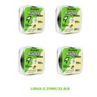 4 Linha Monofilamento Verde Super Raiglon 0,31mm 22,4lb 100m